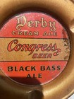 Congress Beer Syracuse Ny Ash Tray Derby Black Bass Ale
