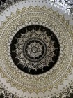 Anatolia Decorative Glass Hand Painted Bowl Black And Gold Design