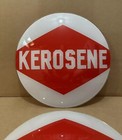 Vintage Original Kerosene Gas Pump Globe Gasoline Glass Lenses Sign Oil Garage