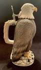 Vtg Budweiser Beer Stein W lid-majestic Bald Eagle-ceramic-10 25 -   as Is   