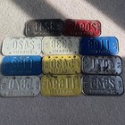 Lot Of 11 Southeast Wisconsin Vintage Bicycle Plate Milwaukee Cudahy And More 
