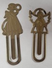 Set Of 4 Vintage Goldtone Bookmarks