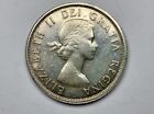 1960 Canada 80  Silver Dollar - Canadian One Dollar Coin Voyageur Canoe Km  54