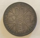 Great Britain - 1889 Silver Double Florin - Scarce Type