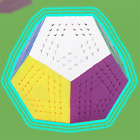 7x7 Megaminx Magic Cube Puzzle - Fun Educational Toy For Kids   Brain Teasers 