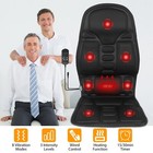 8 Mode Massage Seat Cushion With Heated Back Neck Massager Chair For Home   Car