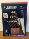 Henckels 19770-014 Elan Forged 14-piece Self-sharpening Knife Block Set - New 
