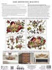 Iron Orchid Designs Iod Transfer- Floral Anthology 12x16 4 Sheets New 