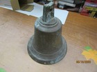 Patina Vintage Nautical Bell No Clapper Bronze Large Shipwreck Man Cave Bar