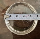 Vintage Solid Sterling  And Glass Stamped Star  5    Plate