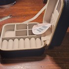 Hives   Honey Mya Black Travel Jewelry Case Zip-around Mirror
