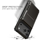Shockproof Hard Card Wallet Case For Iphone 17 16 15 Pro Max Plus 14 13 12 11 Xs