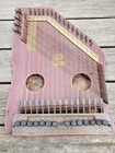      1900s Antique Mandolin Guitarophone Zither Fully Strung     Working Hammers Usa