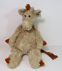 Jellycat Junglie Giraffe Stuffed Plush Animal Tan With Brown W paper Store Tag