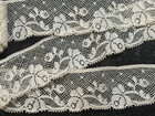 Lace French Valenciennes Antique vintage Roses Ecru 1  X 32  Edging Trim