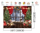 10x8ft Christmas Backdrop Winter Christmas Backdrop For Photography Merry Xma   
