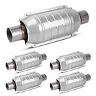  Atcc006 2  Inlet outlet Universal Catalytic Converter With Heat 2 Inch 1