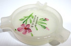 Vintage Parker Sd Souvenir Ashtray Hand-painted Clambroth Glass 5 1 2 