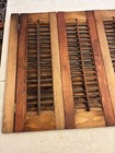 Pair Of Wood Folding Louver Interior Window Shutters  Each Pair 24   x 16 1 4   