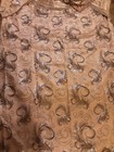 Glory Rugs Jacquard Luxury Window 2 Panel Set Beige Curtain 110x84 Inches Each