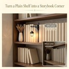 Halloween Library Lantern Bookshelf Lamp Book Shelf Lighting Decor Night Light