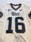 Game Worn Used Nike Rice Owls Football Jersey  16 Size M