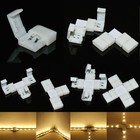 Led Strip Connector Adapter Cable Pcb Clip Solderless 3528 5050 5630 3014 Rgb 