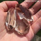 Smoky Quartz Faceted Crystal Seed Set 3pc Family Connection Harmony