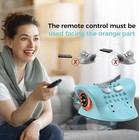 Neck Massager With Heat  Shiatsu  Vibration  Remote Control  Cordless  Blue