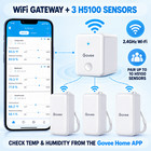 3 Pack Smart Wireless Hygrometer Thermometer With Gateway Wifi Remote Monitor