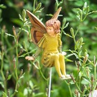     New Cicely Mary Barker Flower Fairy Garden Stake Dandelion Figurine Planter