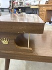 Vintage Mid-century Modern Two-tier Step End Table Retro Side Table             