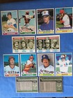 1977 1978 1979 1980 1982 Topps Lot Exmt Nm Nmmt Complete Your Set U Pick 15