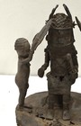 African Benin Old Bronze Sculpture