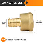 Efield 1 2 pex   1 2  Female Adapter Brass Crimp Fittings Lead Free Free Shipping