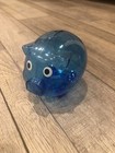 Plastic Piggy Bank 5   x 4   x4 - Save Coins And Cash Fun For Kids Clear Color One