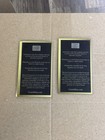 Limited 2nd Edition Precious Metals Platinum 1 4 Grain Coa Cards