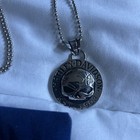 Harley Davidson Willie G Skull Pendant Necklace