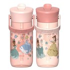 Zak Designs 2pk 18oz Princess Harmony Straw Water Bottle Pink