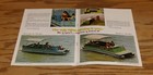 Original 1977 Crest Pontoon Boat Sales Brochure Iv Cruiser Ii Houseboat