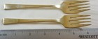 Vintage Dirigold Dirilyte Goldware Empress Flatware Silverware Salad Fork
