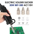 Walfront Electric Solder Sucker 30w Automatic Desoldering Pump Vacuum Suction 3