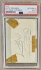 Keith Richards Signed Cut Auto Psa Psa dna Authentic Autograph Therolling Stones
