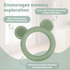 3 Pack Baby Teething Toys  Silicone Teether Toys 3m  Bpa Free   Baby Toys 3-6 6-