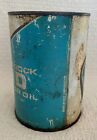 Kerr Mcgee Deep Rock Hd Motor Oil Metal Can One U s  Quart Full Unopened Vintage