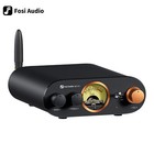 Fosi Audio Mc101 Stereo Amplifier Bluetooth 5 3 Mini Hifi Amp Vu Meter 2 0