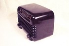 Beautiful  Working  1940 s Philco Transitone  Marbled Brown  Bakelite Tube Radio
