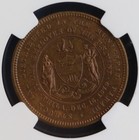 1879 Grant Parade Brass Token Ngc Ms63 - Rare American Numismatic Treasure