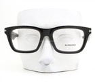 Burberry Eyeglasses B 2419f 3001 Glasses Glossy Black Silver Logo 53mm With Case