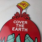 Vintage Sherwin Williams Paints Sign - Large Gas Pump Porcelain Advertising Sign